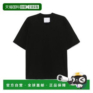 SS2025 SACAI 2503679M001 T恤 黑色 男士