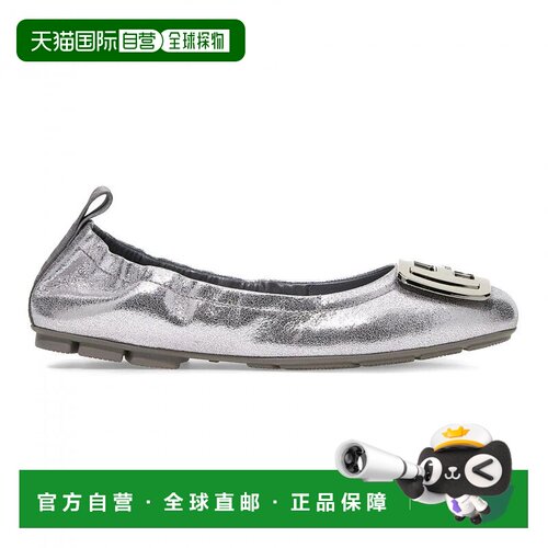 HOGAN 女士芭蕾乐福鞋 HXW5110EB90QULB200 SS2022 银色单鞋