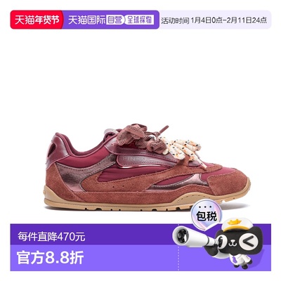 PINKO 女士运动鞋 SS0185P076CR8 SS2026 红色 Bordeaux Yulia Sn