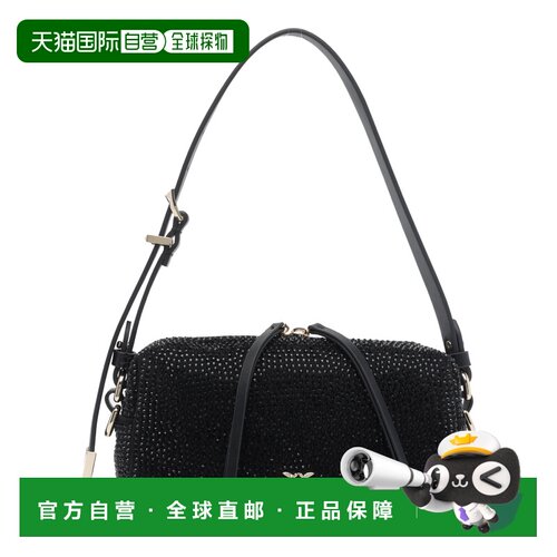 PINKO 女士单肩包 106967A3O8Z99Y AW2026 黑色 Trittico Mini Cr