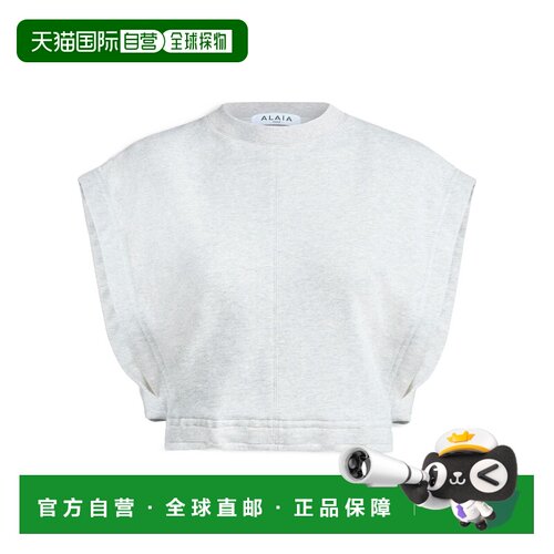 ALAIA 女士T恤 AA9H1540J082D827 AW2026 灰色 无袖T恤