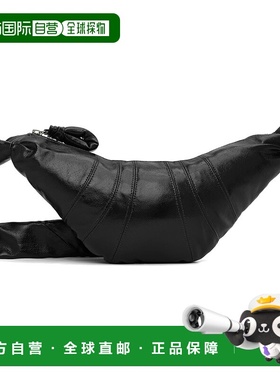 1h可退 潮奢 Lemaire 男士 黑色小号 Croissant 单肩包 BG0003LF1