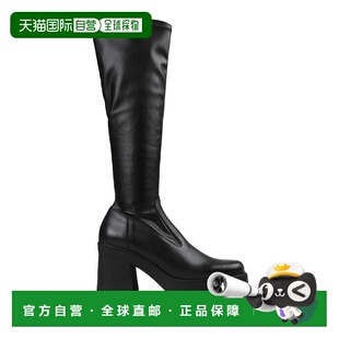 1h可退 潮奢 miista 女士 靴子 black黑色 舒适时尚长筒靴