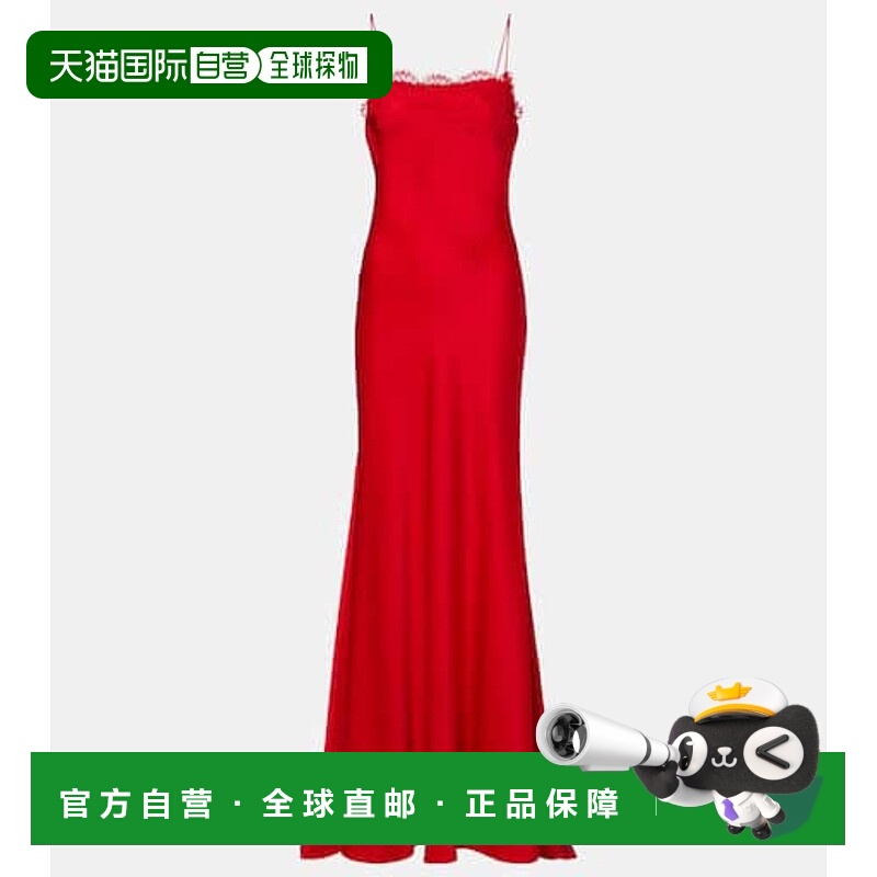 1h可退 潮奢 ALEX PERRY 女士 crêpe 蕾丝边缎面礼服