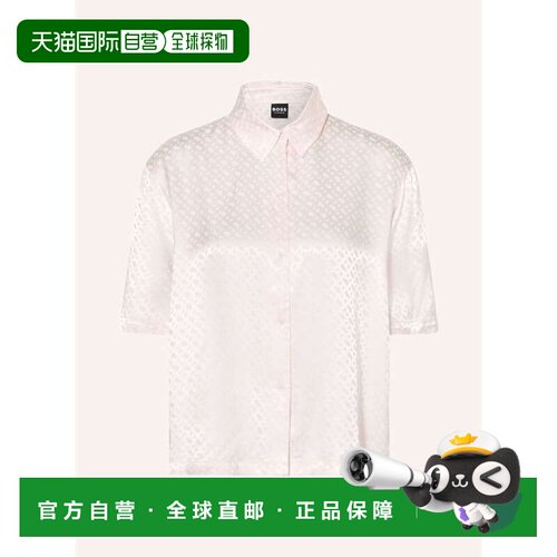 BOSS 女士衬衫 100302419518500 CO 白色 MONOGRAM sleep shirt