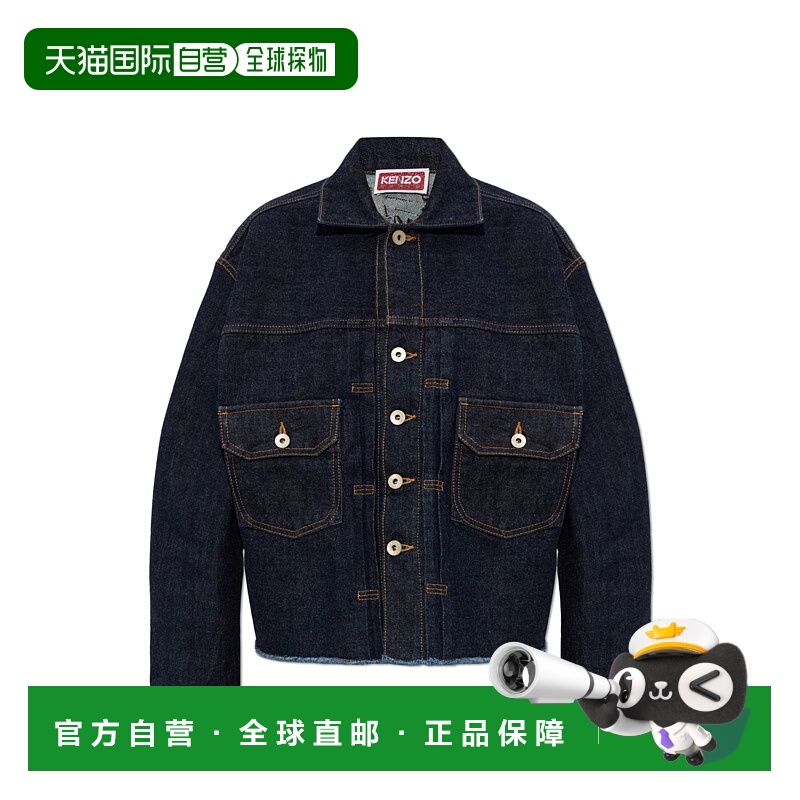 KENZO 女士夹克 FG52DV2626U1DM SS2026 深蓝色 Denim jacket