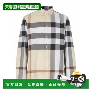 男士 灰色长袖 衬衫 AW2025 81054661 BURBERRY