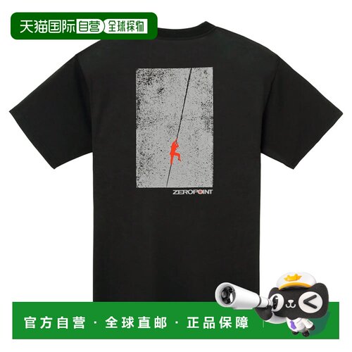 mont-bell 男士T恤 2304637BK CO 黑色 Wickron T【付后1h可退】