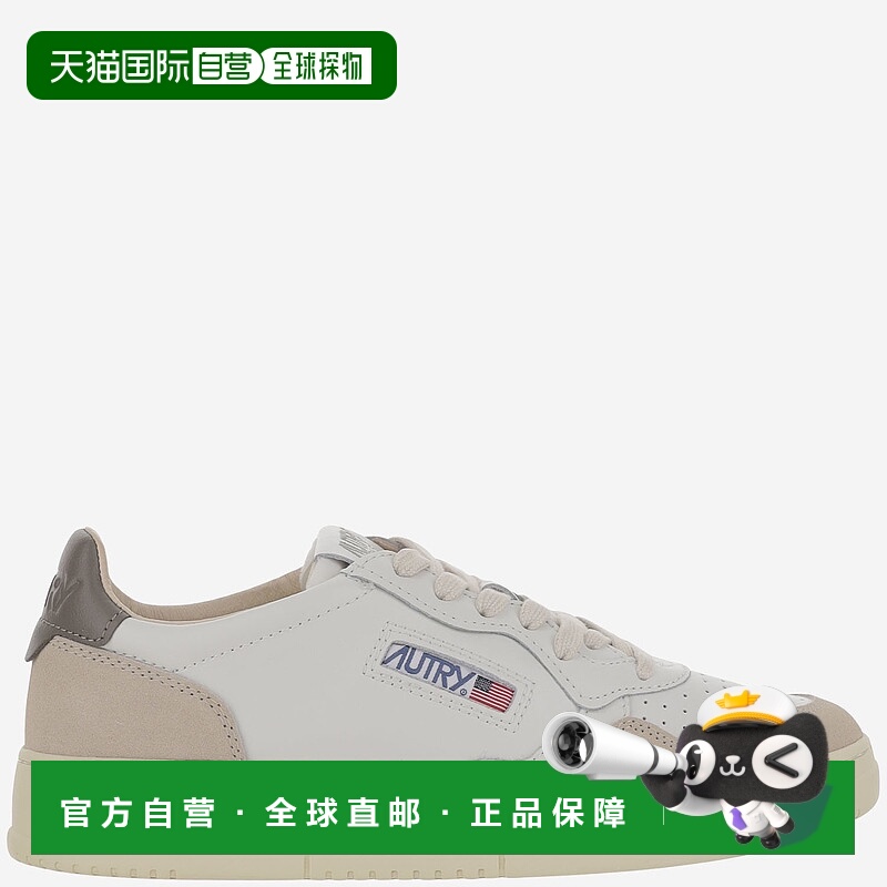1h可退 AUTRY 男士运动鞋 AULMLS01WHTMOREL AW2025 红色白鞋