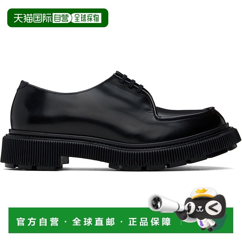 1h可退 潮奢 Adieu 男士 黑色 Type 124 德比鞋 Type124