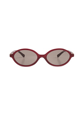 香港直邮MIU MIU 女士太阳镜 0MU04ZS021I80Q CO 酒红色 Sunglass