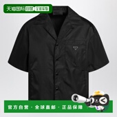 SC449OOO 普拉达 潮奢 1h可退 Nylon Prada 衬衫 男士 黑色短袖