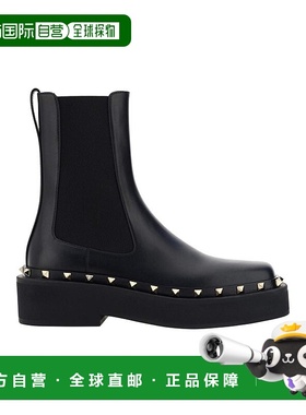 VALENTINO GARAVANI 女士厚底鞋靴子 3W2S0HE0RPX0NOBLACK女靴