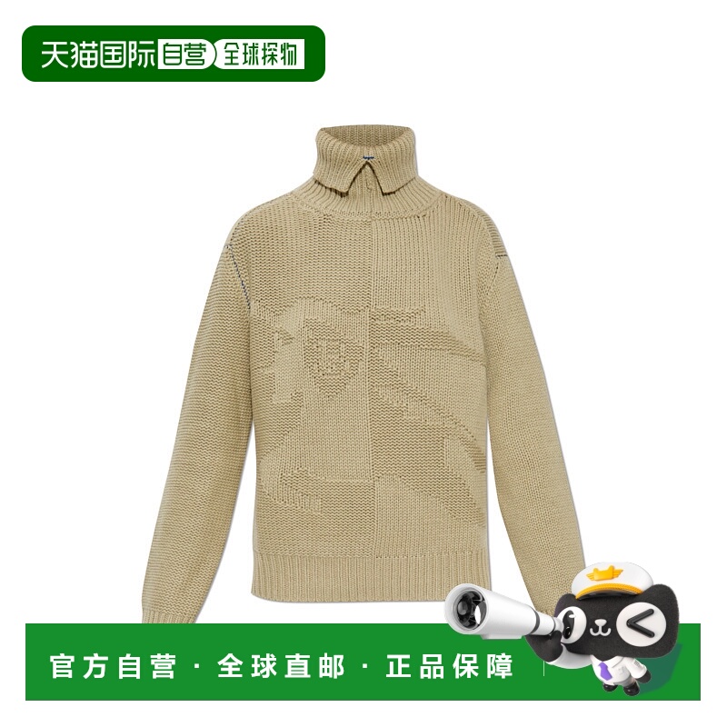 1h可退 BURBERRY 女士针织毛衣 8096338B7311HUNTER AW2024羊绒