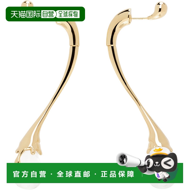 1h可退 潮奢 Bottega Veneta 葆蝶家 女士 金色耳坠 815299V0GDM