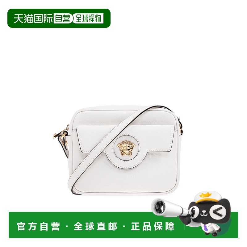 1h可退 VERSACE 女士斜挎包 1019865DVIT2T1W56V AW2025 白色