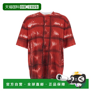 1h可退 潮奢 Moncler Genius 男士 Front and Lettering 红色圆领
