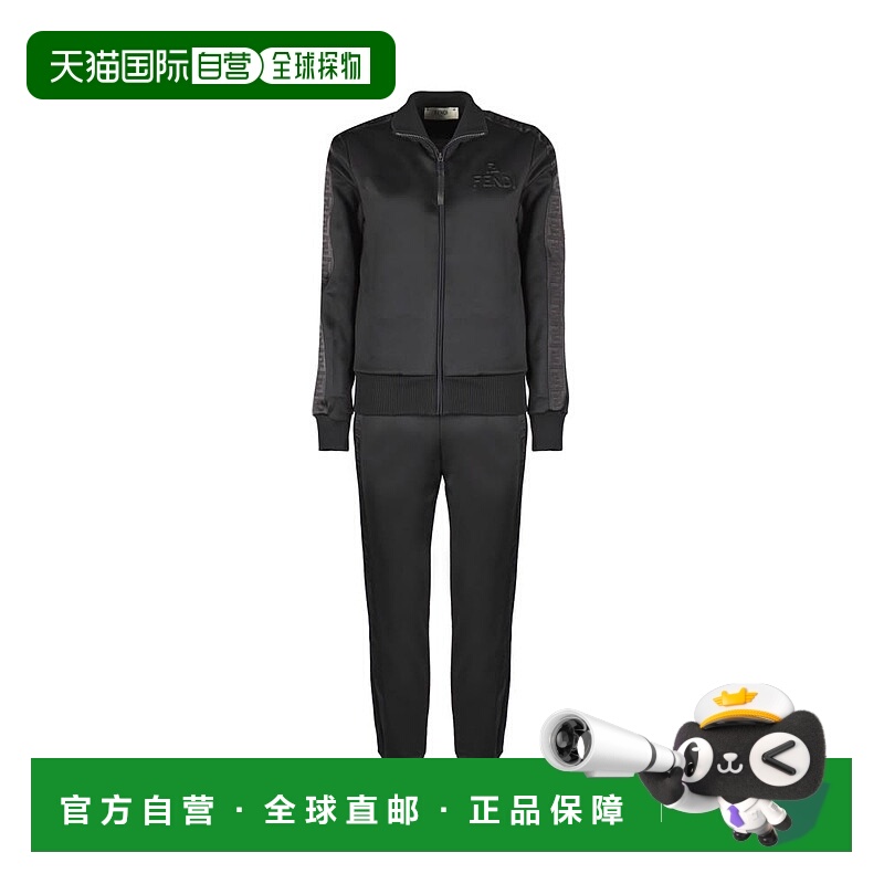 1h可退 FENDI 女士卫衣 FAJ098AGOOF0GME SS2023 黑色 Black Jump