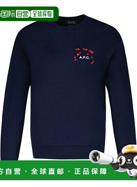 A.P.C. 女士T恤 COEIP SS2024 蓝色 A.P.C. Valentin Sweat卫衣