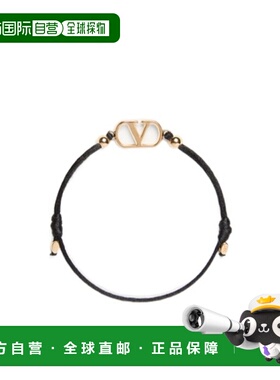 VALENTINO 女士手链手镯 WJ0X85VGJ0NO SS2025 黑色 VLOGO手链