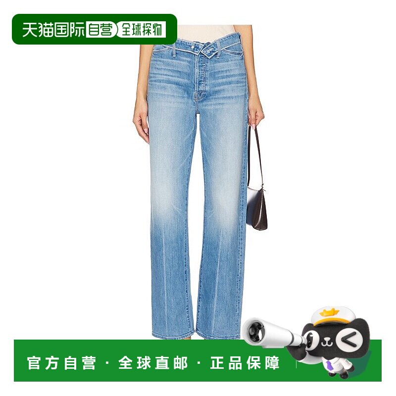 1h可退 潮奢 mother denim 女士 Dodger Sneak 折叠牛仔裤 111282