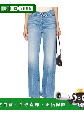 1h可退 潮奢 mother denim 女士 Dodger Sneak 折叠牛仔裤 111282