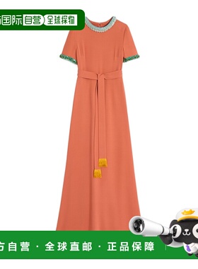 VALENTINO 女士连衣裙 BVDKR01MMR6J SS2025 红色 短袖连衣裙