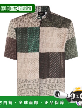 FENDI 男士衬衫 FS0795AU73F1RFY AW2025 花色 CAMICIE