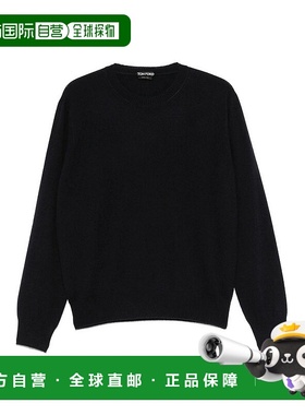1h可退 TOM FORD 男士针织衫 YMK070KCL033HB906 AW2025 蓝色羊绒