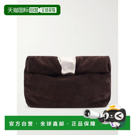 1h可退 潮奢 Staud 女士 Cuff 绒面革手包 H26R2015UNESPR