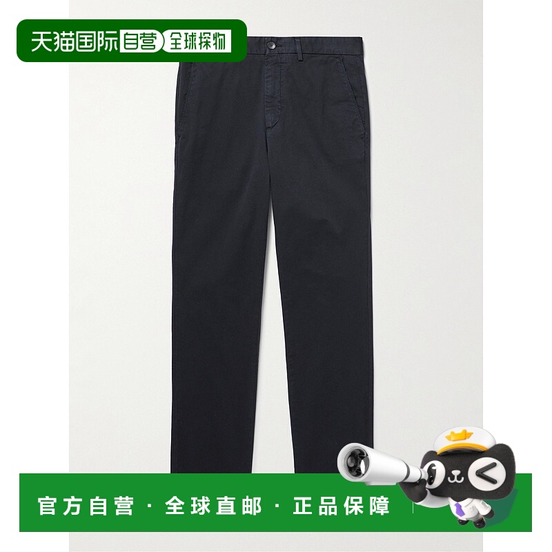 1h可退 潮奢 Mr P. 男士 修身棉质斜纹布斜纹棉布裤 MPLT00001BLA