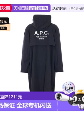 A.P.C. 男士外套 PSALQM30012LZZ SS2026 黑色 PARKA