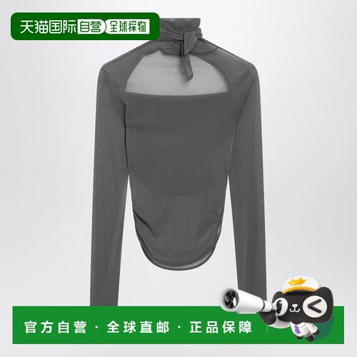 LEMAIRE 女士针织衫 TS0053LJ1070BK931 AW2026 灰色长袖