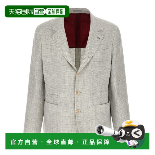 BRUNELLO CUCINELLI 男士西服西装外套 SS2026MZ4187BNDC2839