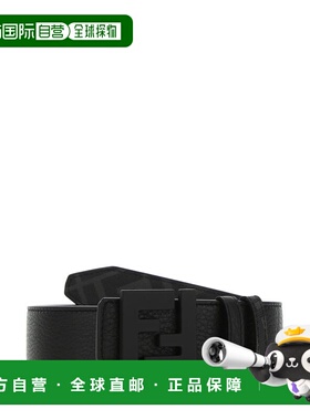 FENDI 男士腰带 7C0432AH8YF0QA1 CO 黑色 Leather belt