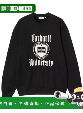 CARHARTT WIP 男士卫衣 I03564289XX AW2025 黑色 Schooling 运动