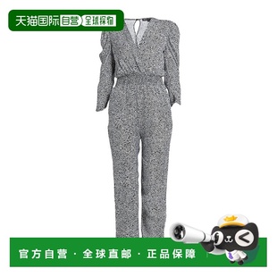 女士 连身裤 black黑色 1h可退 豹纹连体裤 Maje 舒适时尚 潮奢