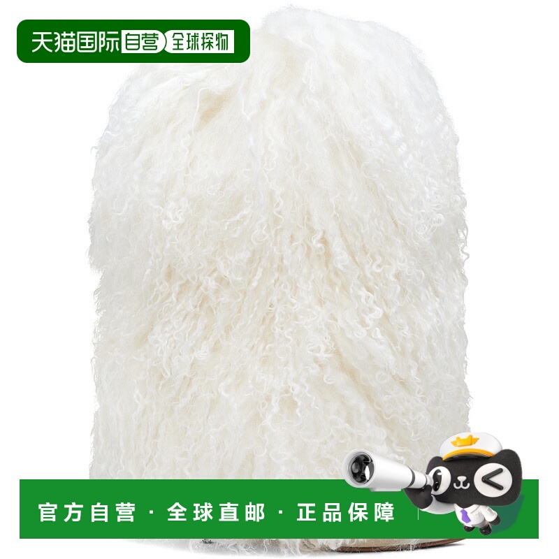 1h可退 潮奢 Paris Texas 女士 白色 Furry Stiletto 中筒靴 PX14