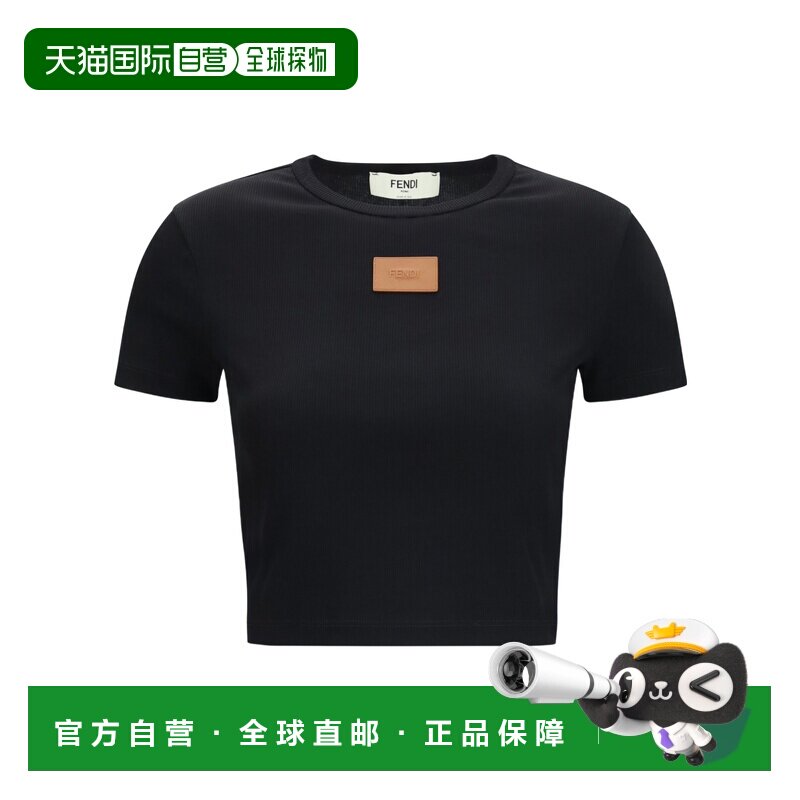 FENDI 女士T恤 FS8110AW87F0GME AW2026 黑色 TOP