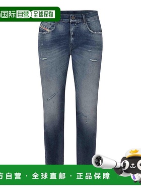 DIESEL 男士牛仔裤 A0356209J6101 AW2024 蓝色 Iesel Mae Di Eni