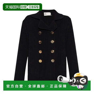 TORY BURCH 女士外套 164455002 AW2024 黑色 NEW PEACOAT