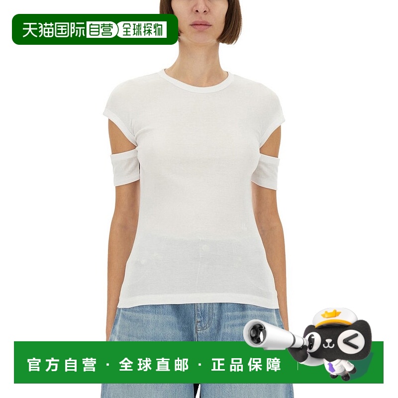 1h可退 潮奢 Helmut Lang 海尔姆特 朗 女士 破洞 T 恤 O09HW504