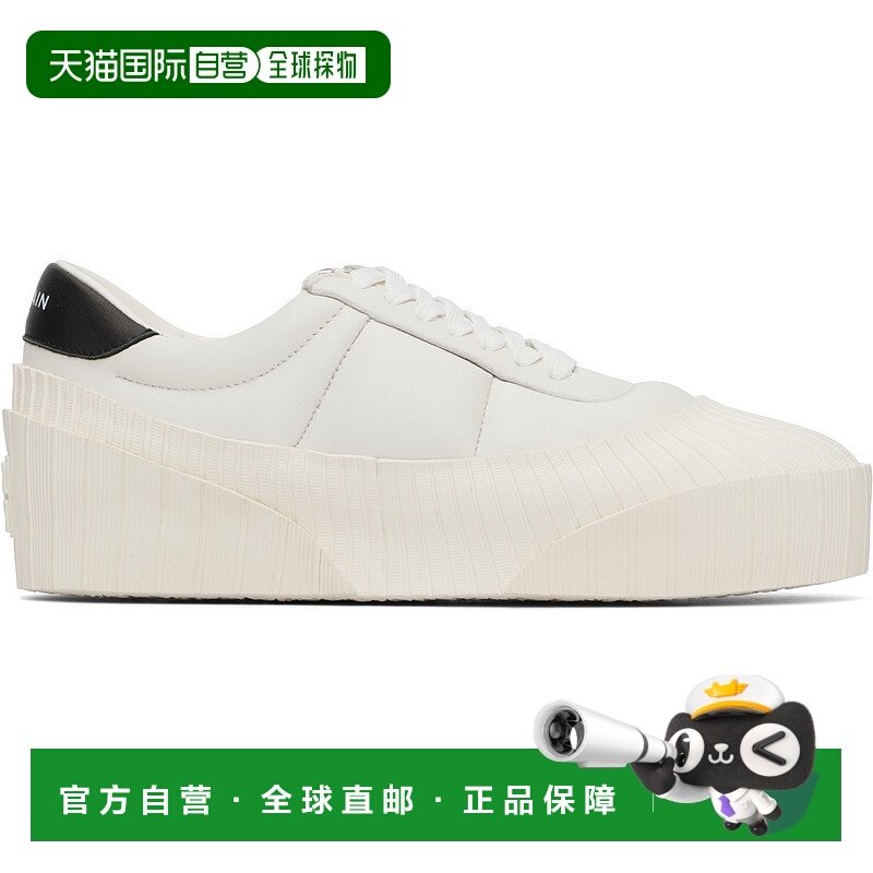 1h可退 潮奢 Balmain 巴尔曼 男士 白色 Riff Low 运动鞋 FM0VI40
