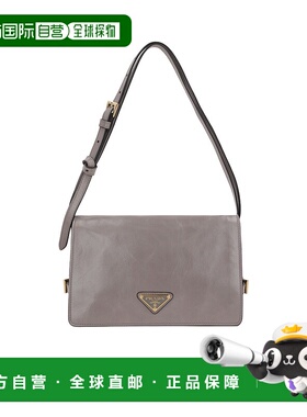 PRADA 女士斜挎包 1BD0822CYRVDVJF03SF CO 灰色 Soft Lux 单肩包