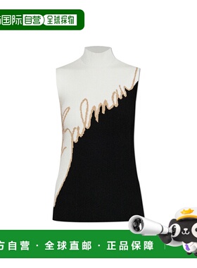 BALMAIN 女士针织毛衣 EF1AG267KI12EMY SS2025 黑色