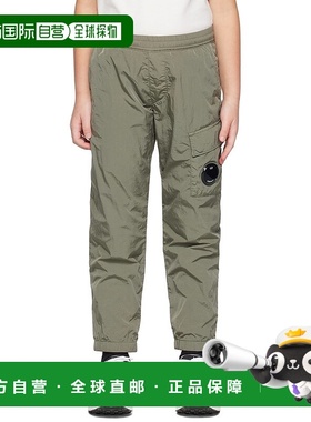 1h可退 潮奢 C.P. Company 女童 绿色 U16 Chrome-R 儿童长裤童装