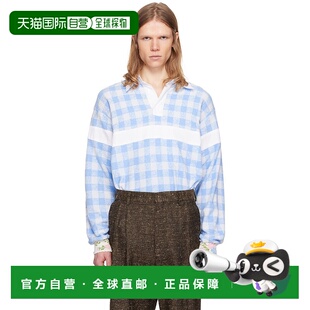 蓝色 Terry Anna Gingham 白色 男士 安娜苏 Sui 潮奢 1h可退