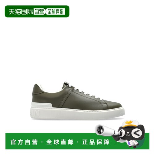 BALMAIN 男士运动鞋 GM0VI288LVTR7AS SS2026 绿色 `B-Court` spo