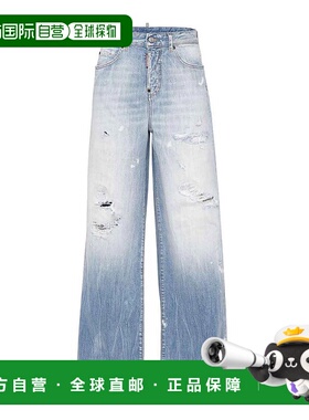 DSQUARED2 女士短裤 S75LB0951S30309470C AW2024牛仔裤直筒裤