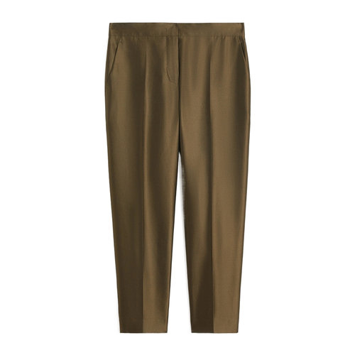 MAX MARA 女士休闲裤 6131036106003 SS2026 绿色 高腰休闲裤